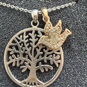 Amor Sterling Silver 925 Tree of Life Pendant Necklace (Valentine Day ❤️)